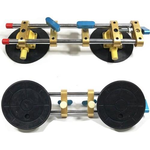 Quartz Stone Countertops Seam Tool ceramic tile Vacuum Adsorption Splicer Stone Adjustment Double Suction Cup Hand Tool 1 order