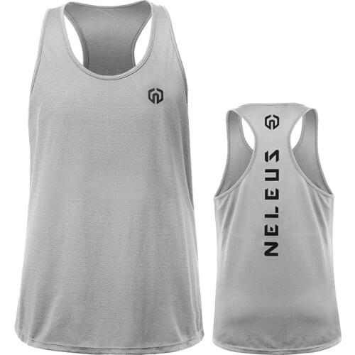 Summer Mens Loose Sports T-shirt Mesh Breathable Quick-drying Sleeveless Fitness t-shirt Running Basketball Uniform Vest