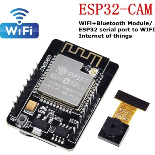 ESP32-CAM WiFi + Bluetooth Module Camera Module Development Board ESP32 with Camera Module OV2640 2MP For Arduino