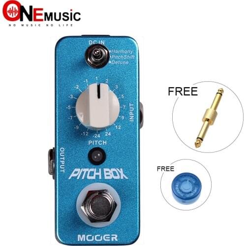MOOER Pitch Box Compact Effect Pedal Harmony Pitch Shifting Detune 3 Mode True Bypass Guitar Pedal with Pedal Connector