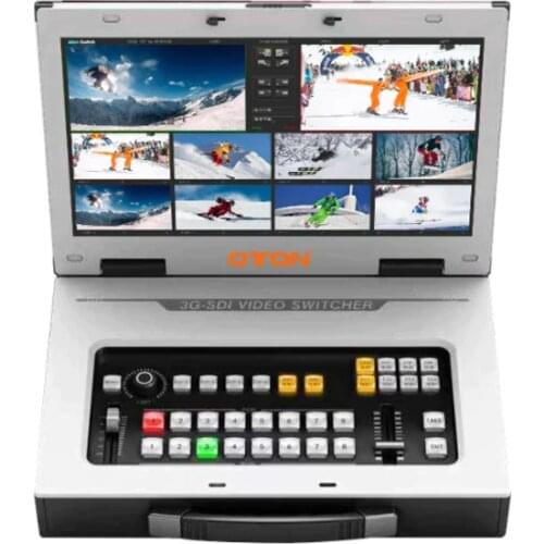 Oton Geek S08M Multi Camera SDI/HD MI Video Streaming Switcher Mixer for Church Concerts Sports Studio Live Production