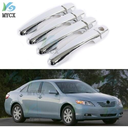 Luxurious Chrome Exterior Handle Cover Trim Set For Toyota Camry Daihatsu Altis XV40 2007~2011 Accessories Car Stickers 2010