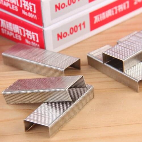 2Packs Total 2000Pcs Stainless Staples 12mmx6mm 24/6 For Stapler Silver Color Home Office School Binding Tools Bills Files 0011