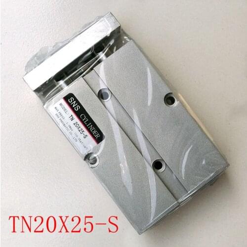 TN20X25-S Twin Rod Air Cylinder With Magnetic Bore 20mm Stroke 25mm TDA20*25-S