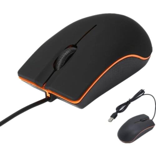 Mini Mouse Office USB Wired Ergonomic 1200 DPI 3 Button Mause Cable Optical Mice For PC Laptop Computer Notebook Lenovo HP MAC