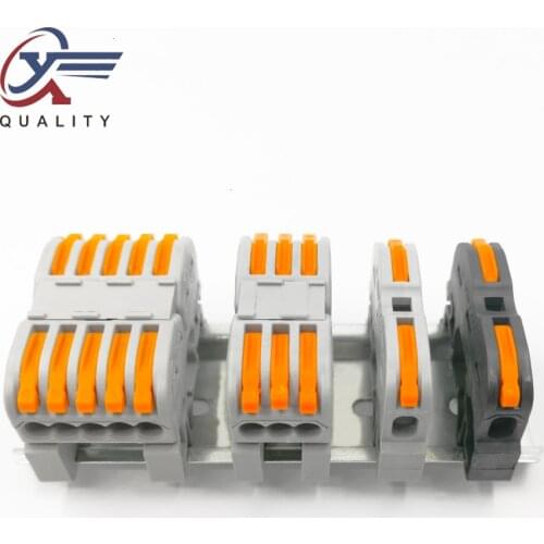 1/3/5Pcs/Lot) LSA-1H/1 LSA-3 LSA-5 Rail Type Quick Connection Terminal Press Connector Instead Of UK2.5B,Push-In Terminal Block
