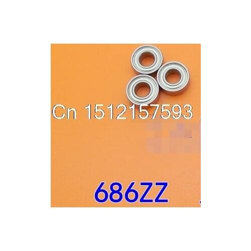 10pcs 6 x 13 x 5mm 686ZZ Deep Groove Ball Bearing 6*13*5