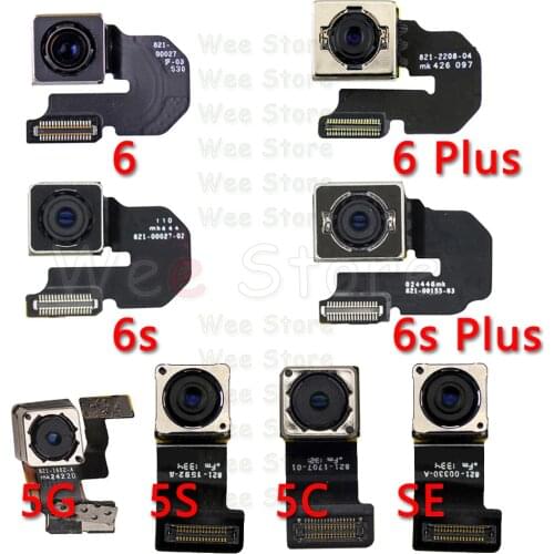 100% Original Rear Camera Flex For iPhone 6 6s Plus Main Back Camera Flex For iPhone SE 5s 5 Rear Camera Flex Cable