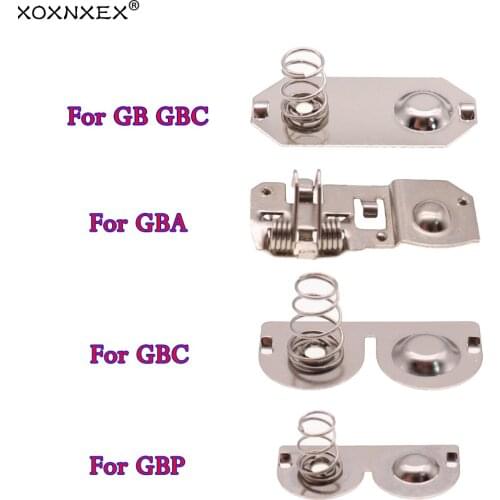 100pcs Battery Terminals Spring Contacts Battery Spring Replacement for GBA for GBC for GB for GBP Game Console