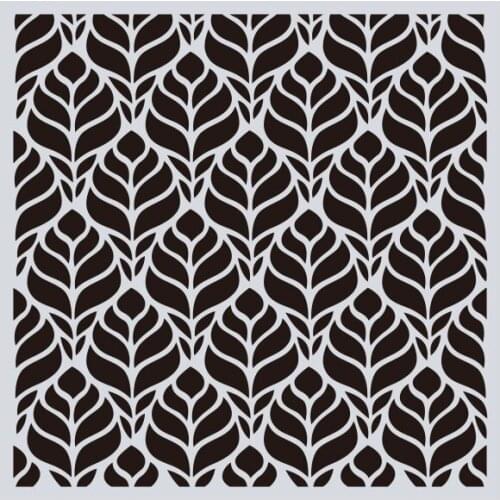 15*15 Leaves Layering Stencils for Diy scrapbook/photo album Decorative Embossing spray painting tool graffiti hand home decor