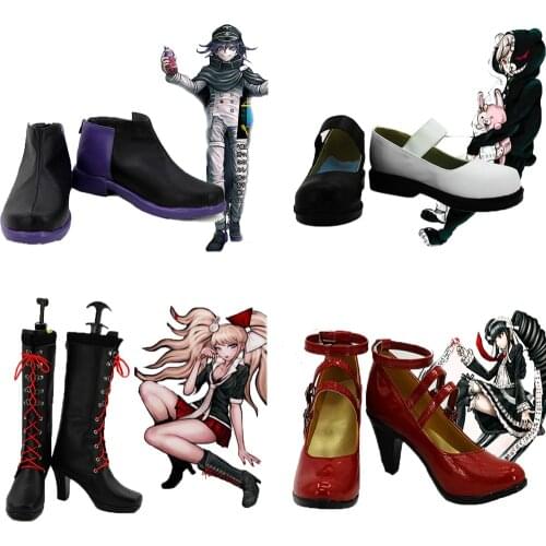 Anime Danganronpa V3 Cosplay Shoes Anime Exhibition Cosplay Party Halloween Danganronpa Series Character Shoes Customization