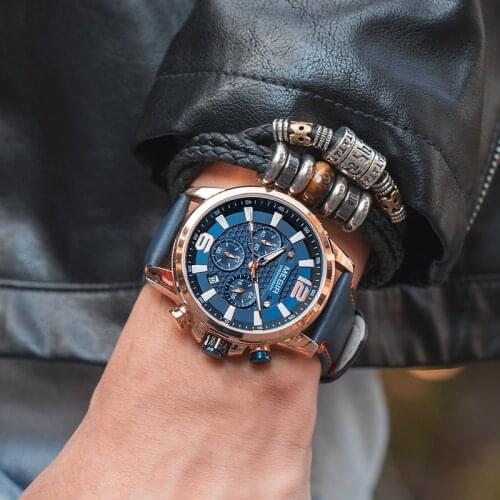 2020 Creative Top Brand MEGIR Luxury Men Watch Waterproof Date Clock Male Sport Watches Mens Quartz WristWatch Relogio Masculino