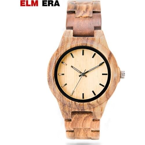 ELMERA wooden watches womens relojes reloj mujer wood watch womens bracelet watch ladies brand watches relogio feminino