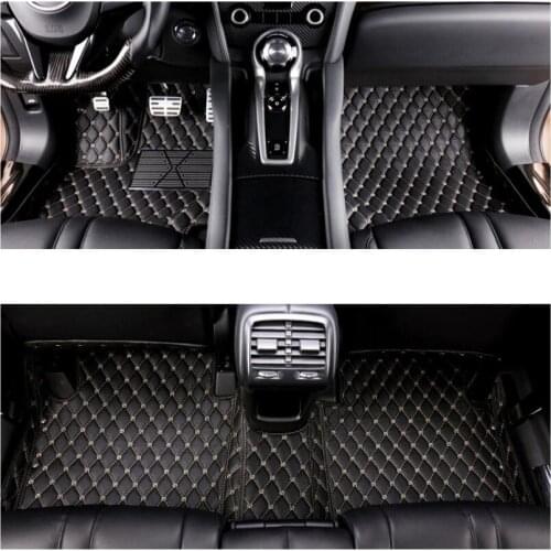 For fiber leather car interior floor mat for acura cdx 2016 2017 2018 2019 2020 stying