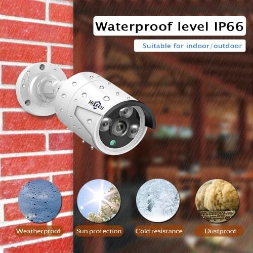 HD High Performance Hiseeu 1080P POE IP Camera 2.0MP Waterproof IP66 Indoor Outdoor Home Security Video Surveillance CCTV Camera