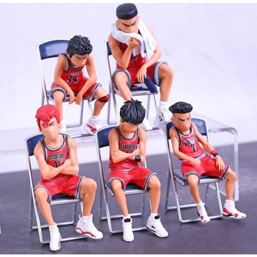 Slam Dunk Figures Hanamichi Sakuragi Rukawa Kaede Akagi Takenori Miyagi Ryota Shohoku Basketball Player Model Toys