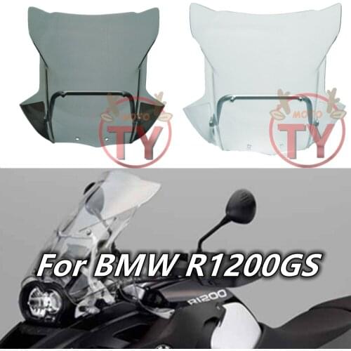 Motorcycle fairing kit windshield with bracket smoke black transparent For R1200GS ADV 2005 2006 2007 2008 2009 2010 2011 2012