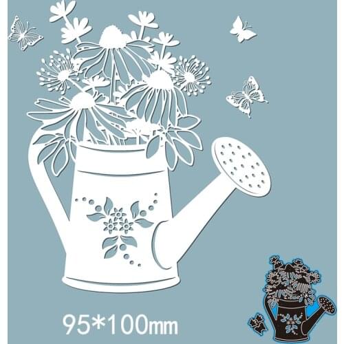 95*100mm WATERING CAN New Metal Cutting Dies for decor card DIY Scrapbooking stencil Paper Album template Dies