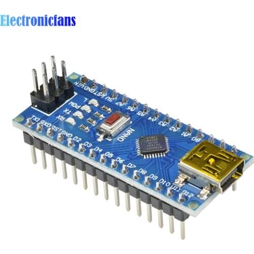 2PCS NANO V3.0 3.0 CH340 G CH340G Mini USB Atmega328 ATmega328P Module 5V 16M Micro Controller Driver Board For Arduino