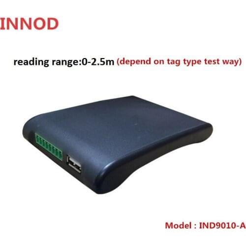 Short range distance USB2.0 rs232 desktop rfid uhf reader writer EPC gen2 902-928 mhz reader build-in 2dBi antenna