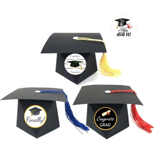 Graduation Gift Box Candy Cake Packaging Boxes Surprise Box for Son/Daughter Graduated Party Back To School Wholesale