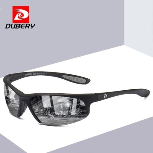 Sports Style Polarized Sunglasses Men Ultralight Glasses Frame Sun Glasses Male DUBERY BRAND Outdoor Sport Fishing Goggles XIE9