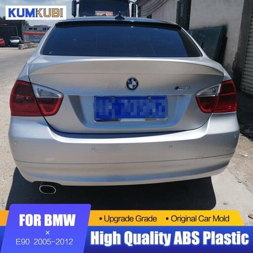 For BMW 3-series E90 Spoiler Exterior Rear Trunk Boot Lip Spoiler Car Styling For BMW E90 320i 320li 325li 328i AC Style Spoiler