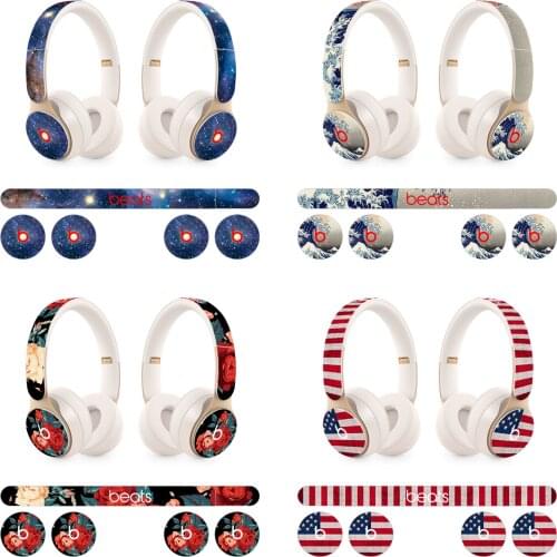 Cute design Headphone Sticker Vinyl Decal Skin for Beats solo pro headphone skin sticker