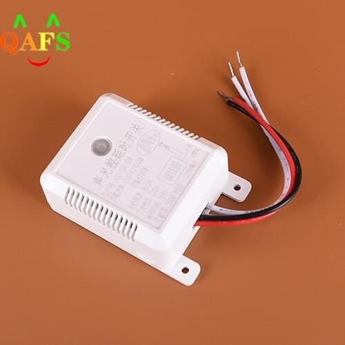 Smart Switch Voice Sound Light Sensor Switch Time Delay Intelligent Auto On Off Accessories For Corridor Stair Warehouse