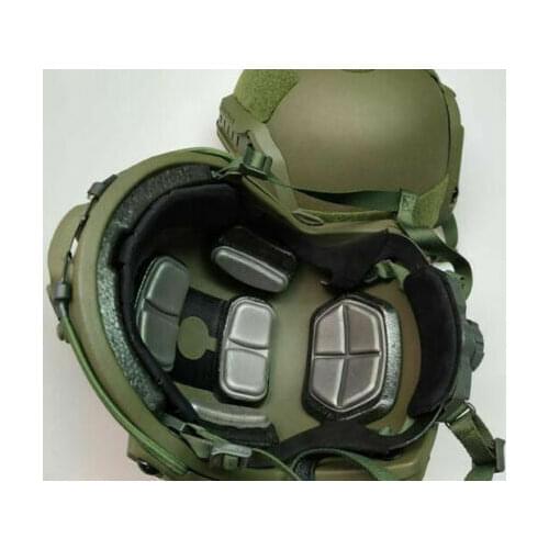 Green UHMW-PE BALLISTIC IIIA BULLET PROOF HELMET MEDIUM Size and Large size