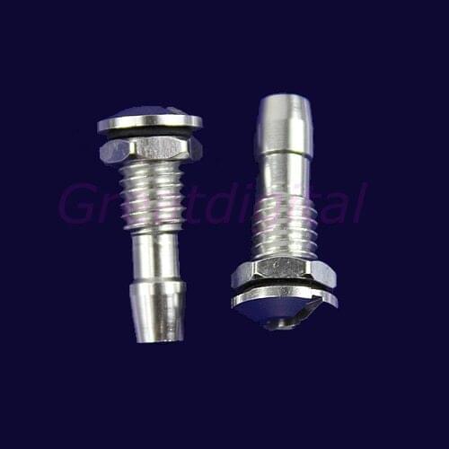 1 pair Aluminum Water Outlets Thread With O-ring Screws For RC Boat M6