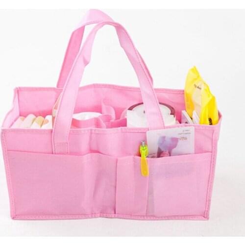 1pcs Bottle Storage Organizer Stroller Accessories Nappy Changing Bag Multifunctional Baby Diapers Mummy Bag Maternity Handbags