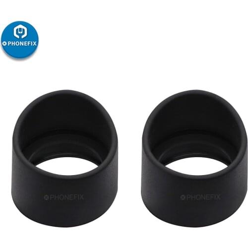 2pcs black Rubber Eyepiece Eye Shield Diameter 32mm/33mm Eye Guards Cups For Microscope Objective Lens Cover Telescope Eyepiece