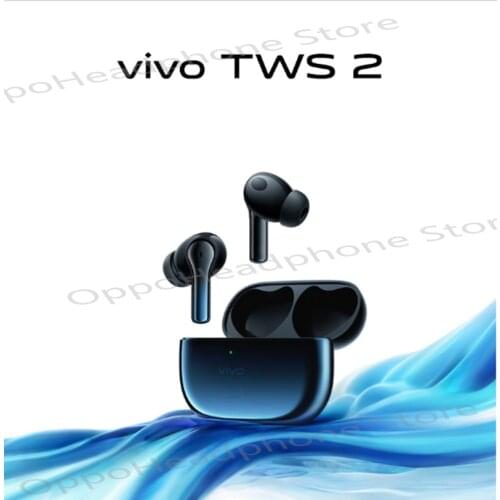 2021 VIVO TWS 2 Earphone Earbuds 14.2mm APTX AAC BT5.2 IP54 Wireless Bluetooth Headset X60 Pro Plus X50 X30 Pro IQOONex3