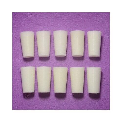 22# Tapered Silicon Bung Stopper,Test Tube Hollow Plug Intake Hose,10PCS/LOT