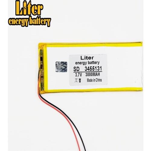 3.7v built-in lithium polymer battery 3455131 3000mAh 3555130 battery mobile phone battery 7D