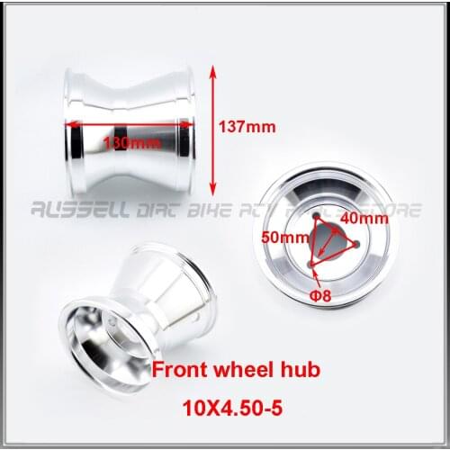 5 inch 10x4.50-5 atv Go-kart Rims wheels Off-Road Aluminum front wheel