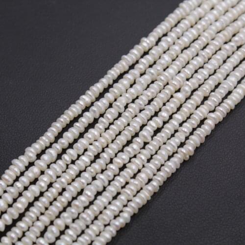 5strands 2-3mm Natural Freshwater Pearl Beaded High Quality Loose Beads for Make Jewelry DIY Bracelet Necklace Accessori
