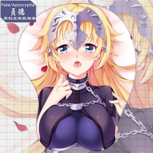 Anime Fate Grand Order Alter Cosplay Accessories Mouse Pad Pattern 3D Soft Gel Gaming With Wrist Support Prop