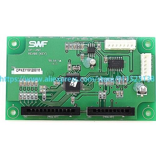 BD-000966-00 OP-UNIT REV08 (KEY) SWF Sunstar Embroidery Machine Spare Parts Genuine Key Board Card For SWF Series D G