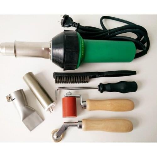 Free Shipping - 110V / 230V 1600W PVC / TPO Roofing Membrane Hot Air Welder Heat Gun Kit , Roofing Welding Tools