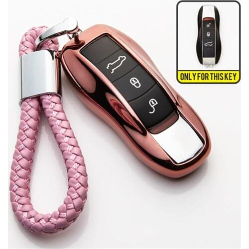 For Porsche Boxster Cayman 911 Panamera Cayenne Spyder Carrera 970 981 991 92A Bobst 996 986 987 918 2019 TPU Car Key Cover Case