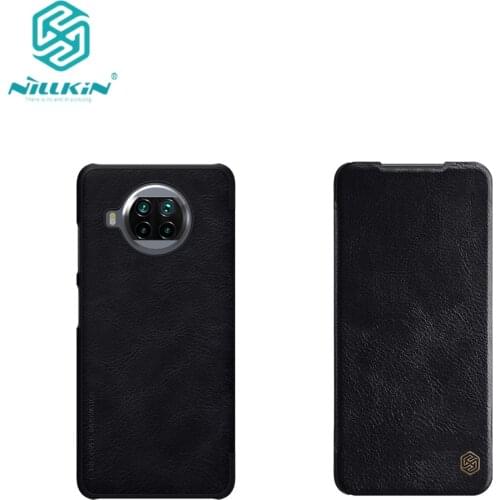 For Xiaomi Mi 10T Lite 5G cover NILLKIN Qin Vintage Wallet Flip Cover Case funda for Redmi Note 9 Pro 5G China Flip PU Leather
