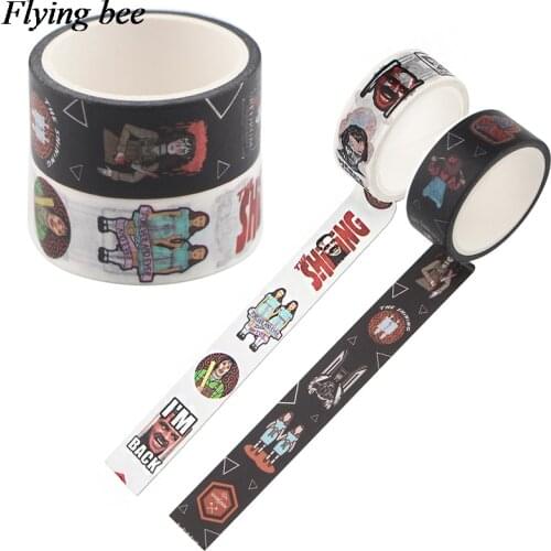 Flyingbee 15mmX5m Horror movies Washi Tape The twins Tapes Decorative Tape For Sticker Scrapbooking DIY Photo Album X1044