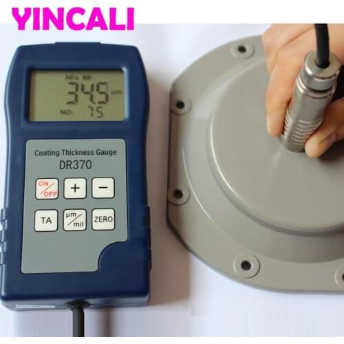 Fast Shipping Coating Thickness Gauge Tester DR370 Eddy Current Method can Measure paint, powder,plastic,rubber,enamel and so on