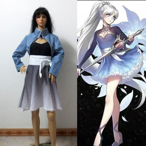 Winter Schnees Sister Weiss Schnee Cosplay Costume From RWBY Cosplay Dress