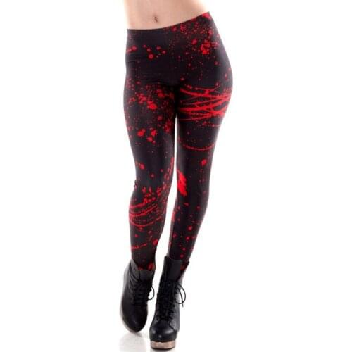New Sexy Blood Deer 3D Prints Women Girls Elastic Fitness Gym Sport Workout Leggings Yoga Pants Dropshipping Sweatpants