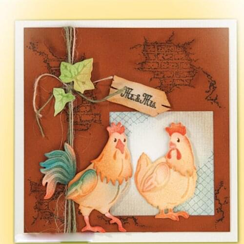 Easter Hen Chicken Metal Cutting Dies Stencils For DIY Scrapbooking Decorative Embossing Cards Handcraft Die Cut Template 2019