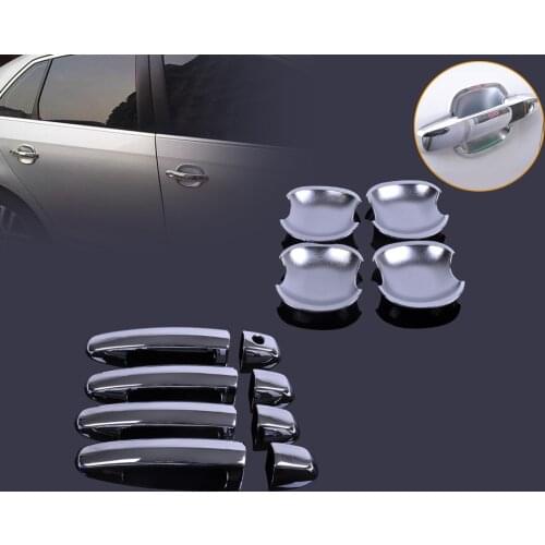 DWCX Car-Styling Chrome Door Handle Cover + Cup Bowl Trim for Suzuki Swift Grand Vitara 2005 2006 2007 2008 2009 2010 2011 2012