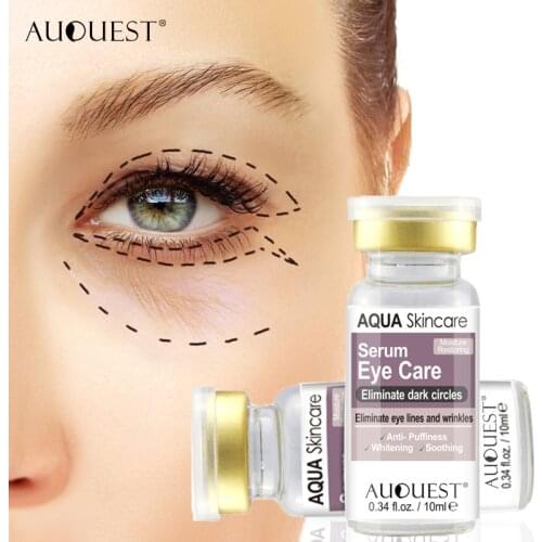 AuQuest Eye Serum Whitening Anti-aging Essence Against Puffiness Eyes Bag Black Circles Remover Moisturizing Eye Care Serum